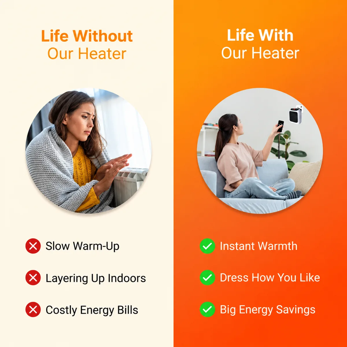 Pyrivo heater in a home office